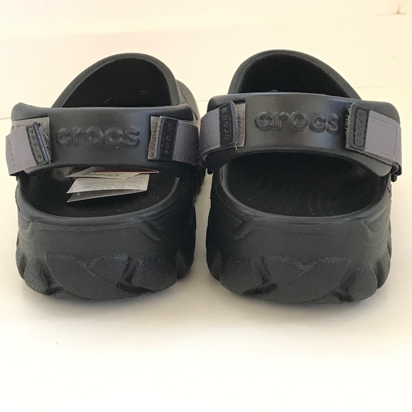 CROCS Clogs Off-road Sport Clog Black Men’s Size 10 Women’s Size 12 NWOT - Picture 15 of 16